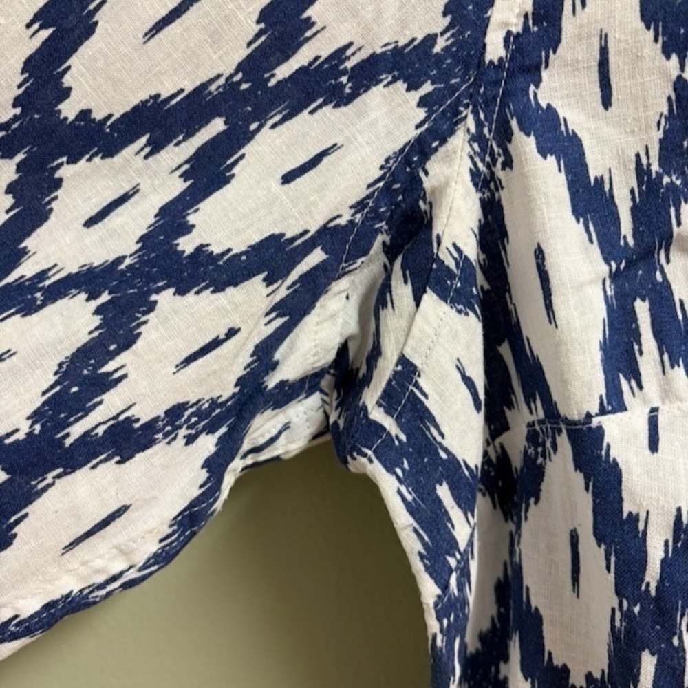 Duluth Trading Co Womens Hemp Organic Cotton‎ Button Shirt Size L Lagenlook Boho - Picture 4 of 10